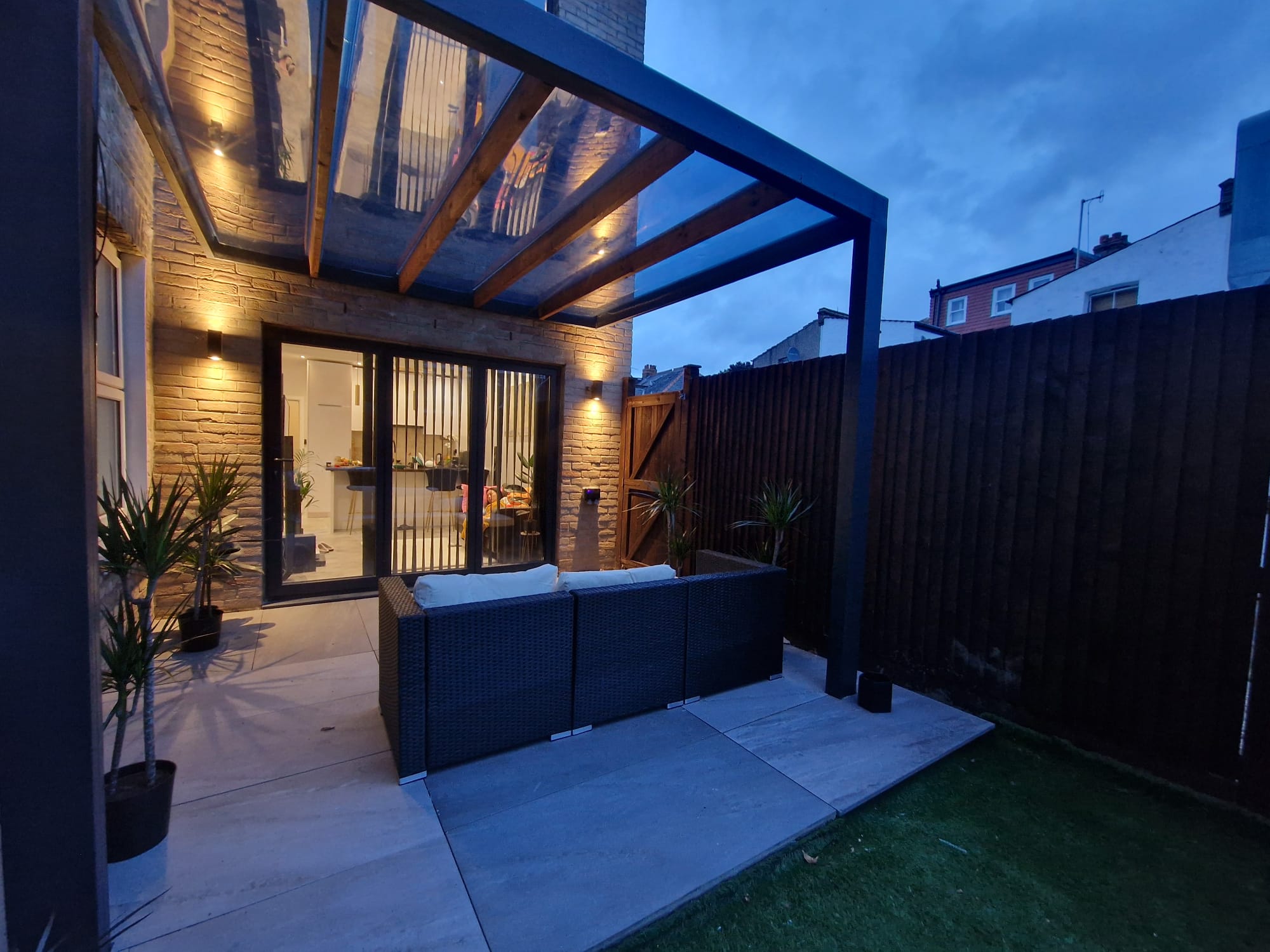 Back Garden Pergola Flat 1, Ealing