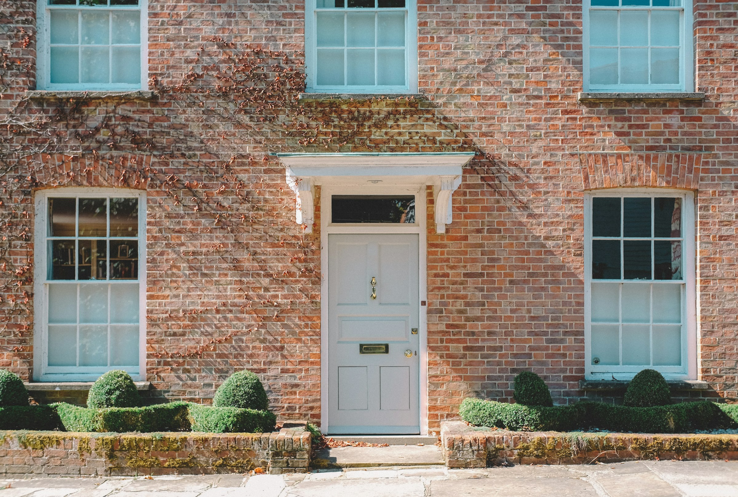 A classic British brick home